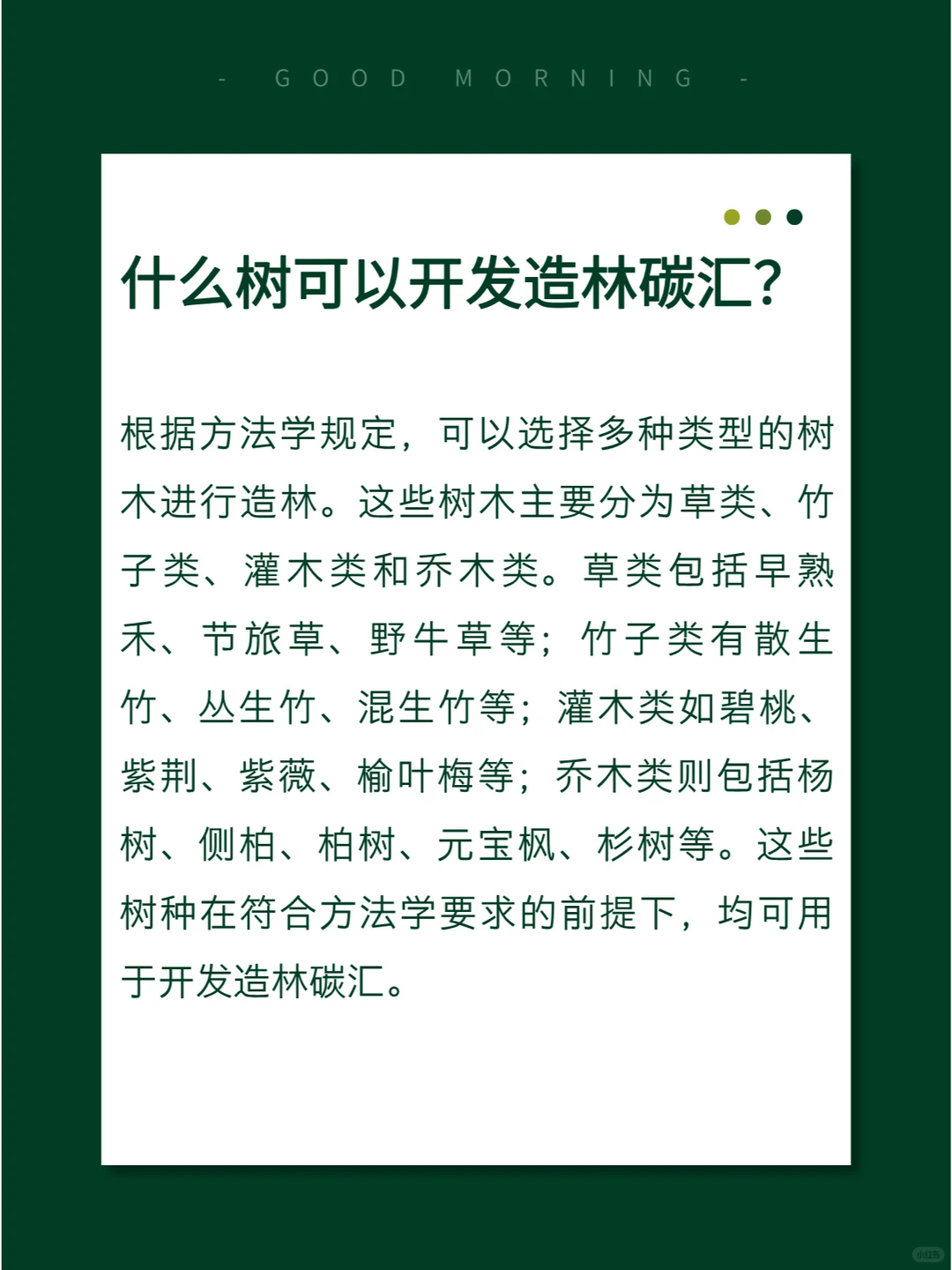 林业碳汇基础六问🌳💨你知道多少？