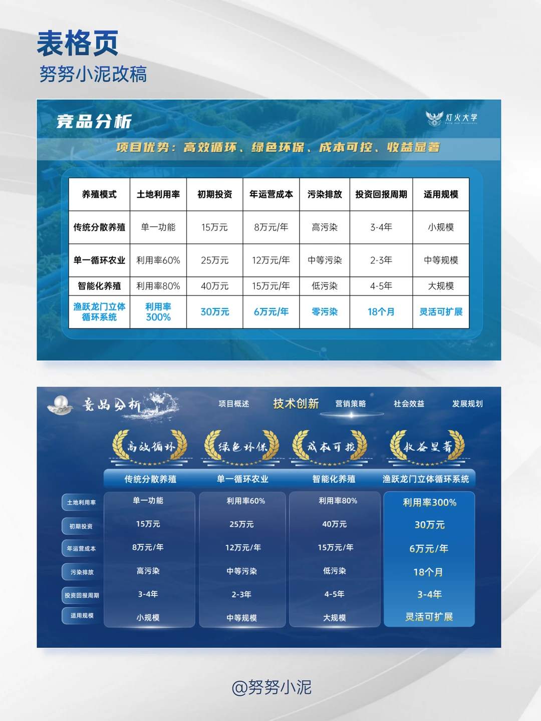 🐟渔跃龙门 | 农林牧渔PPT创赛循环养殖科技