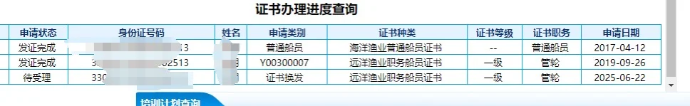 申报一批渔业证到期换新