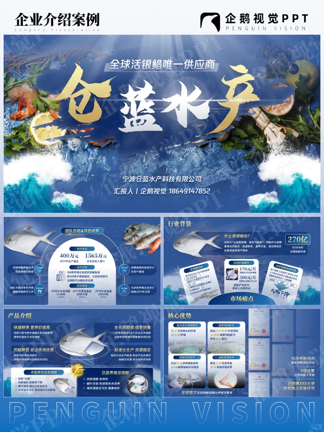 海洋鲜味品味大自然的馈赠🐳PPT案例分享