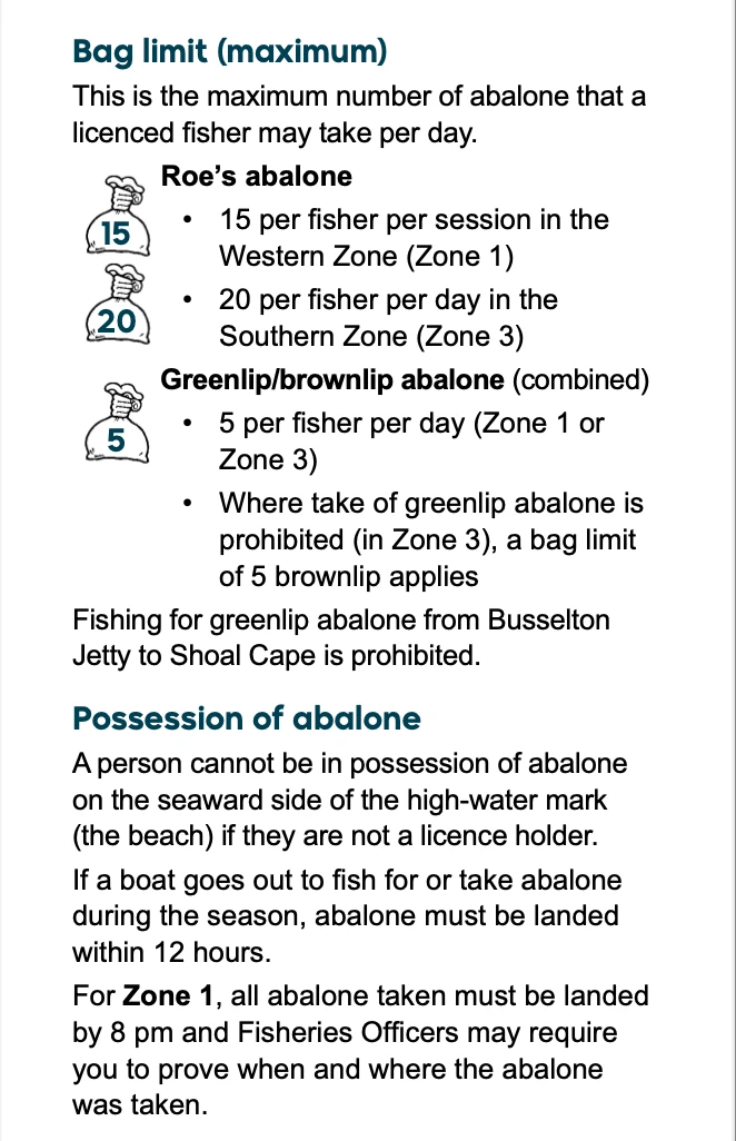 2025-2026西澳捞鲍鱼季最全指南‼️