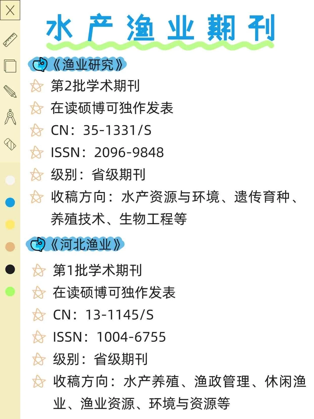 还是没忍住，水产渔业方向的宝子一定要刷到