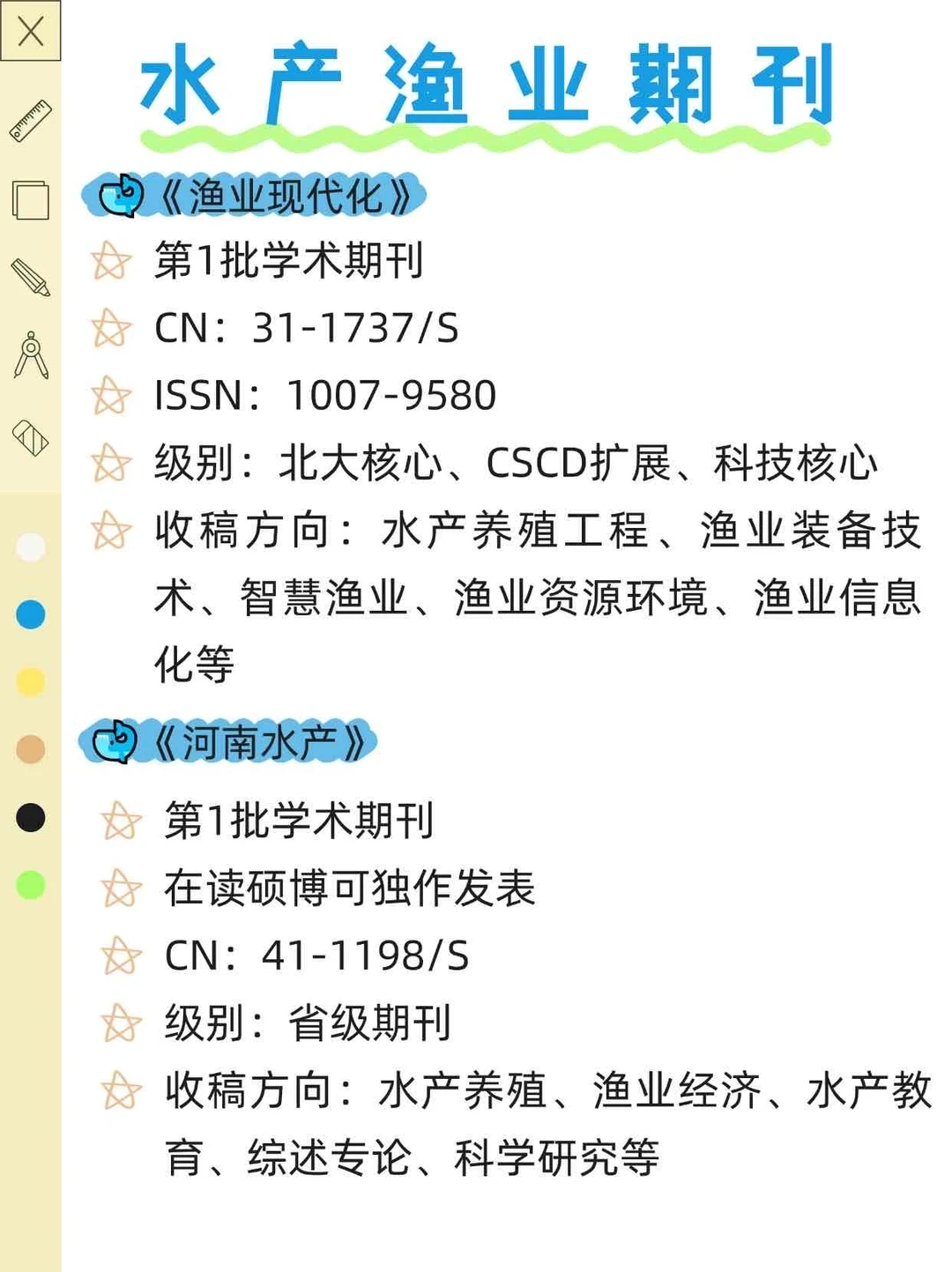 还是没忍住，水产渔业方向的宝子一定要刷到