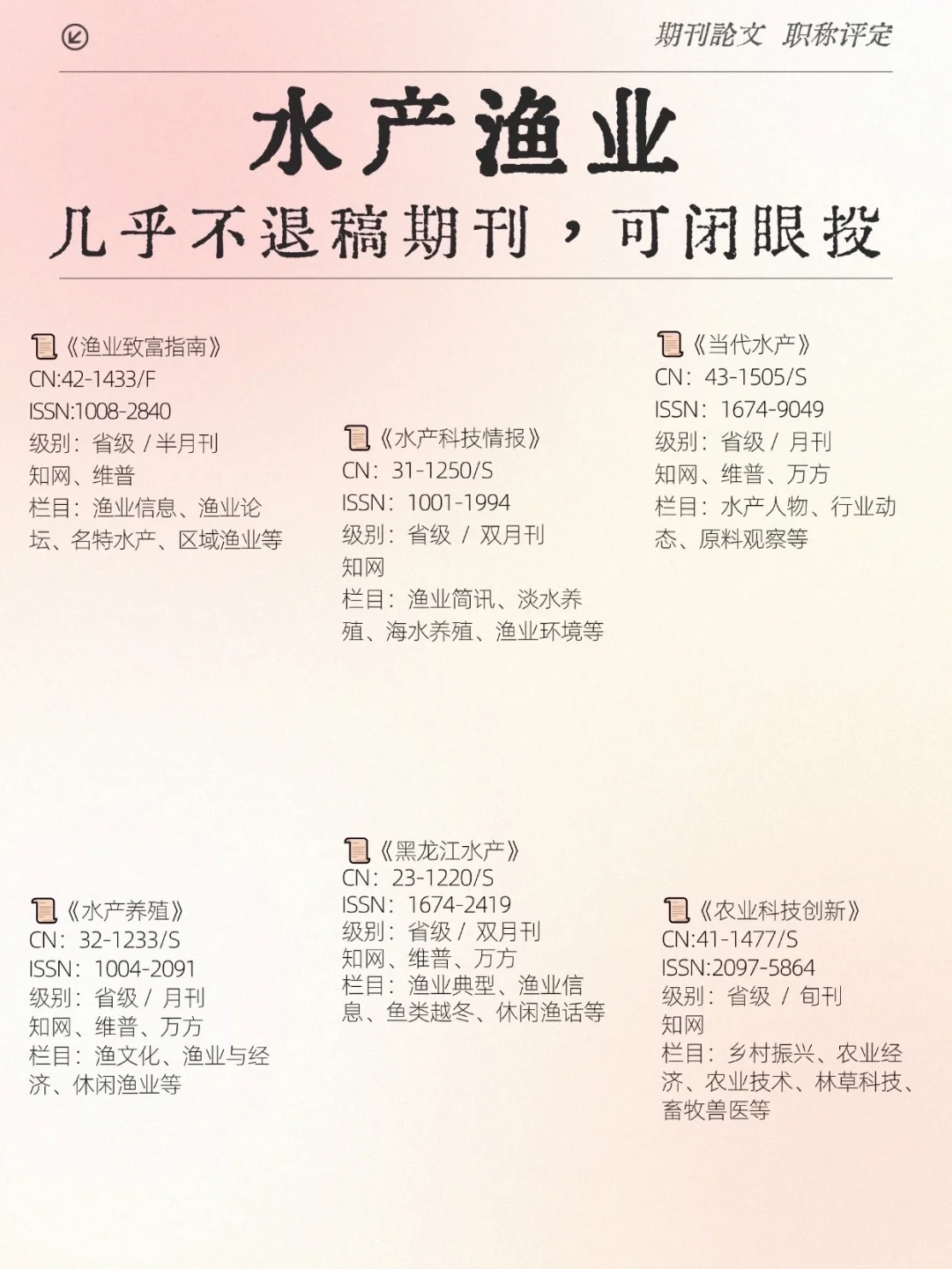 老天奶！水产渔业一定要刷到！