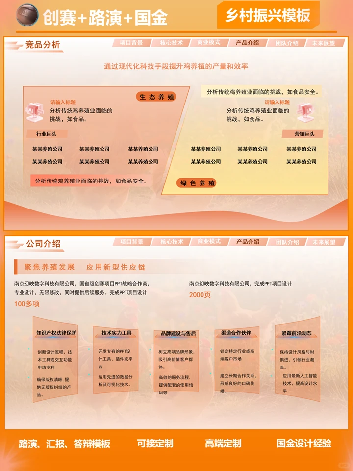 乡村振兴模板-禽养殖【上】