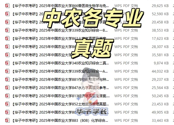 中国农业大学25年真题及答案解析