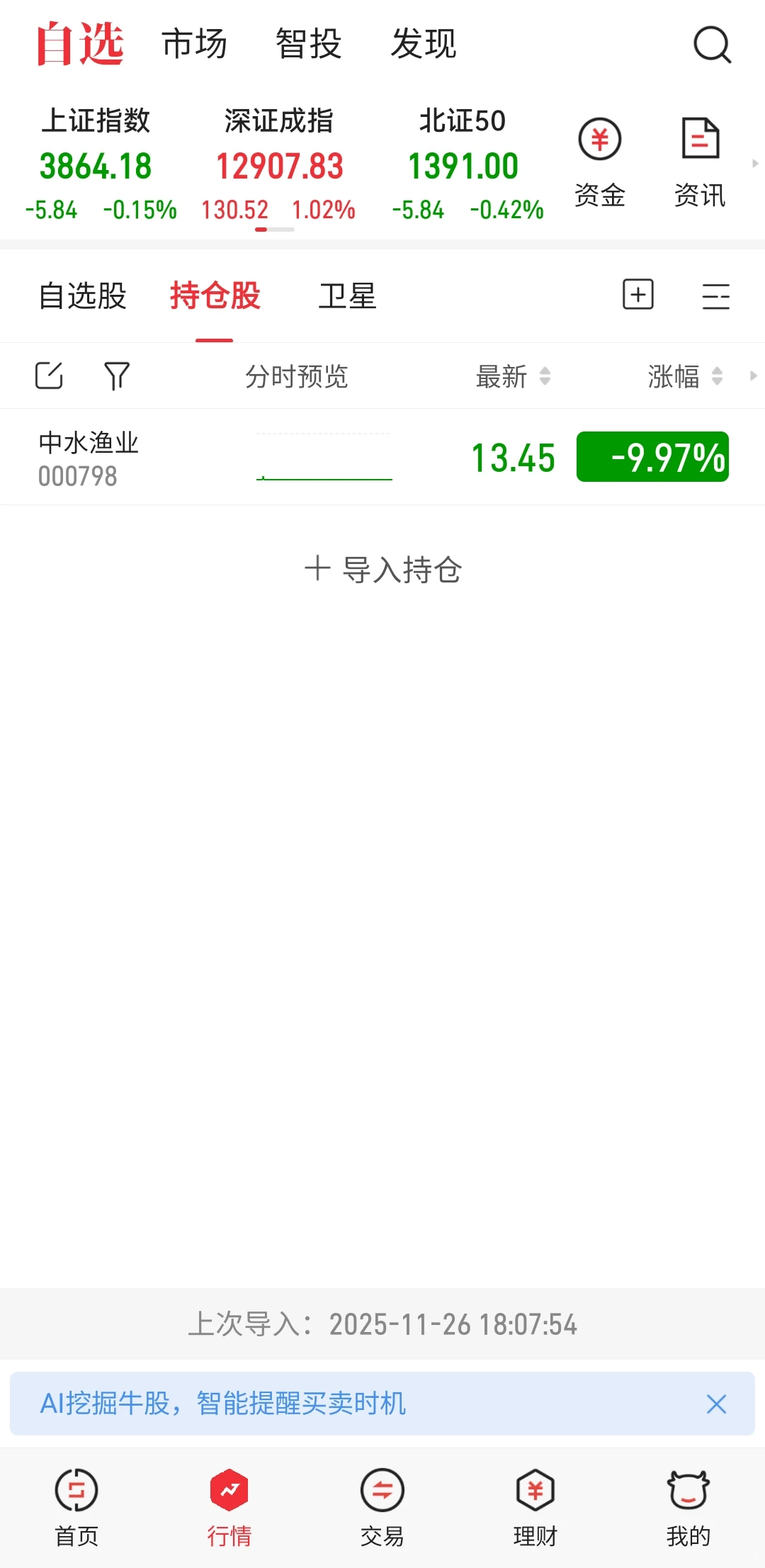 大家中水都走了吗55555