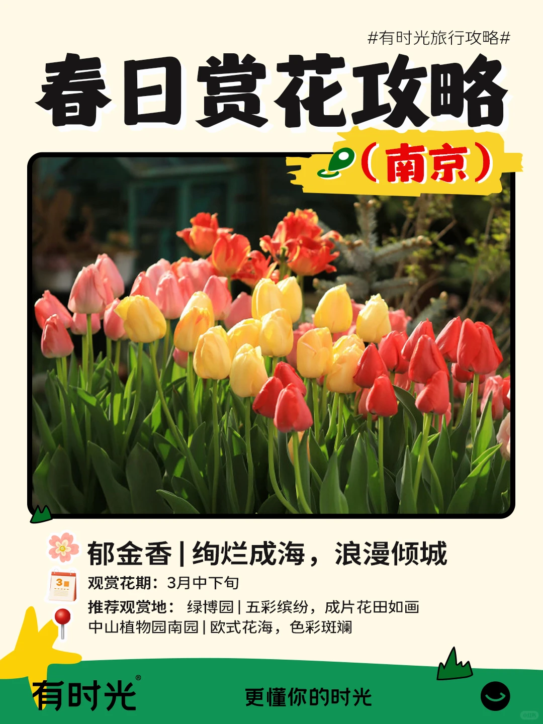 南京超全春日赏花攻略！附📍地点+时间表