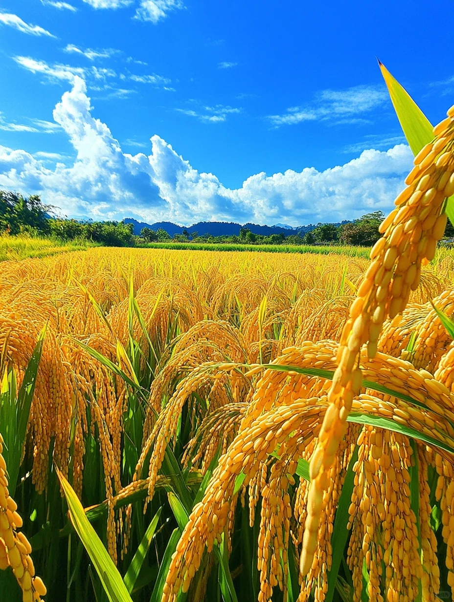 稻谷香里说丰年，稻谷飘香，五谷丰登！