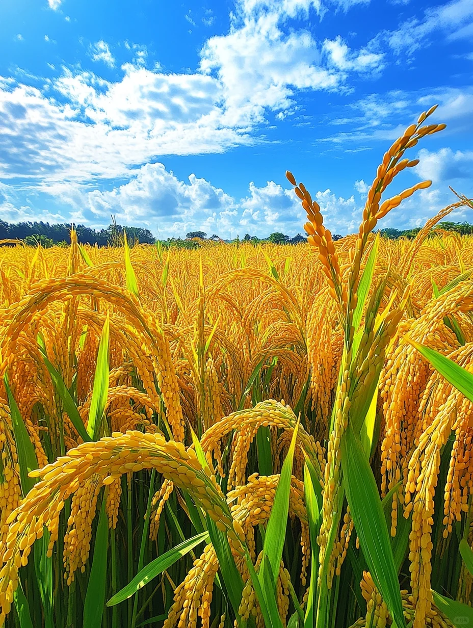 稻谷香里说丰年，稻谷飘香，五谷丰登！