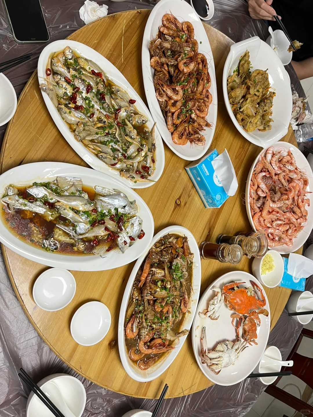 来舟山吧，捕一船16箱的鱼带回家