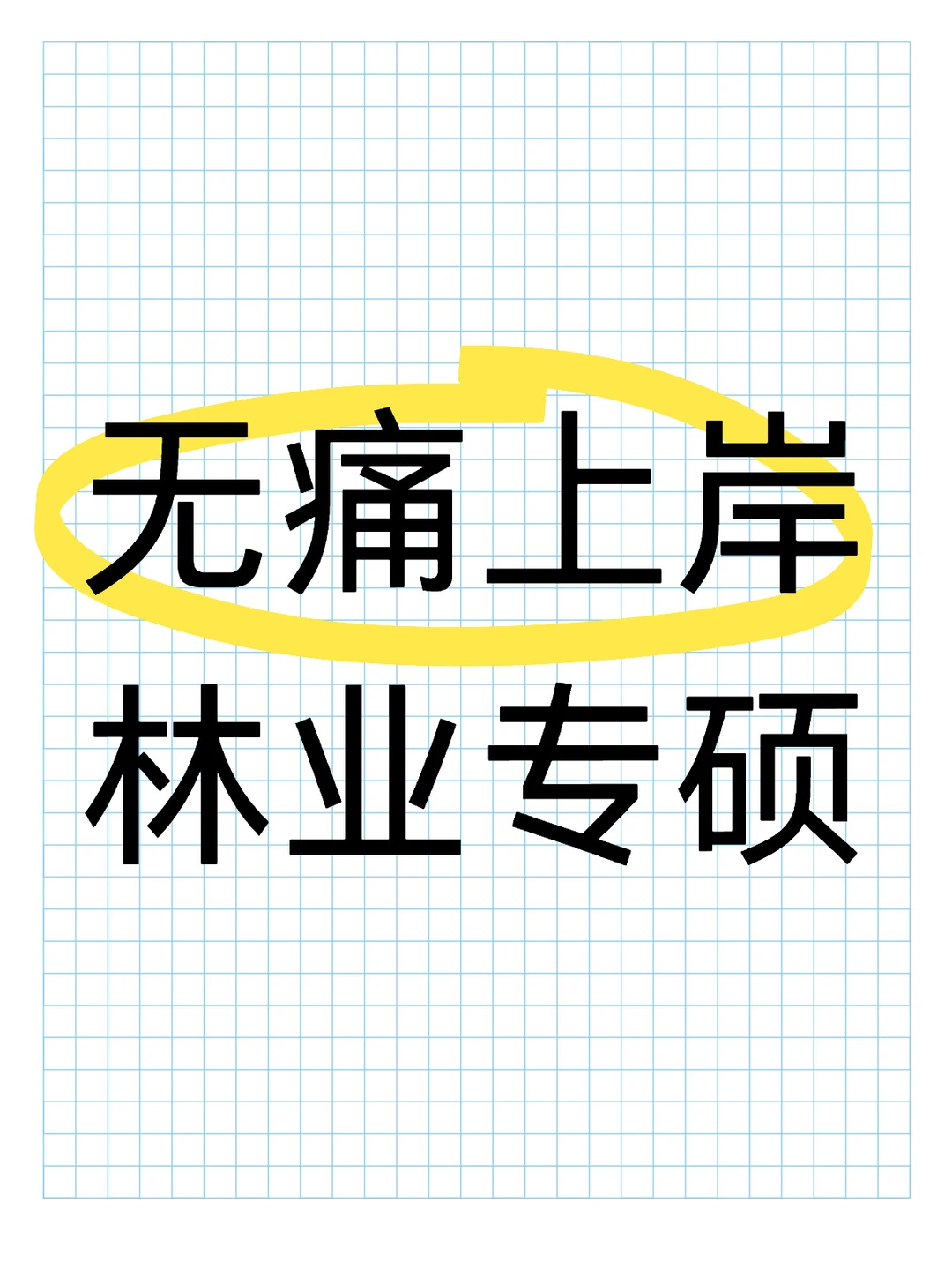 无痛上岸林业专硕