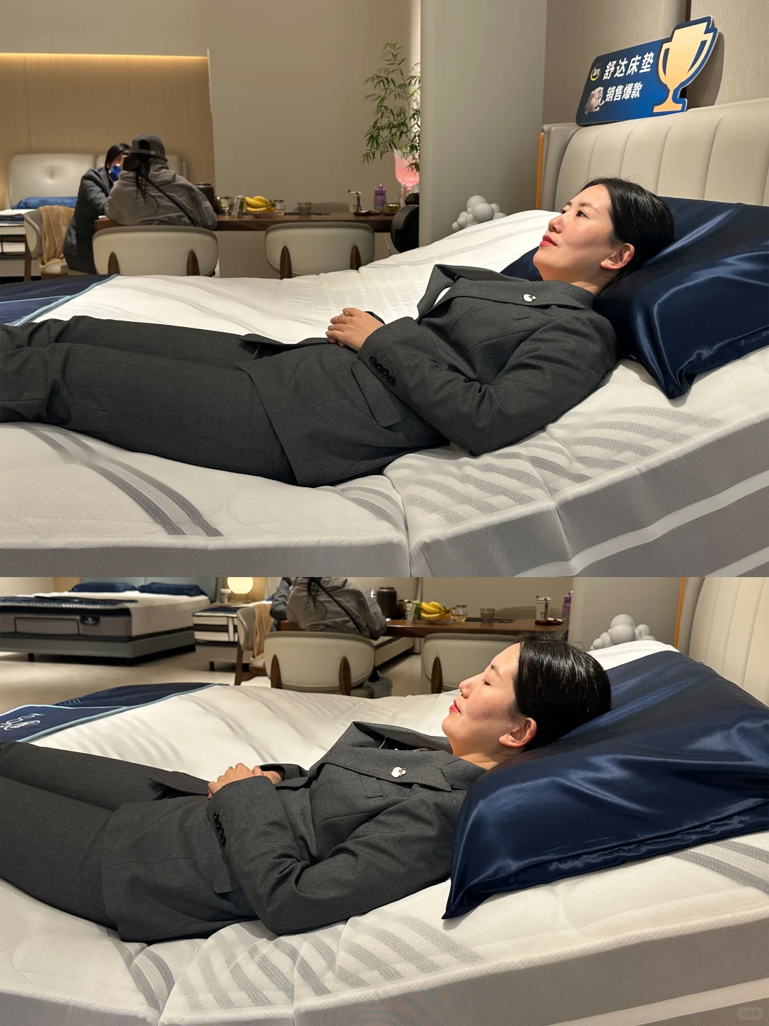 深圳打工人睡眠救赎！进口床垫门店免费试睡
