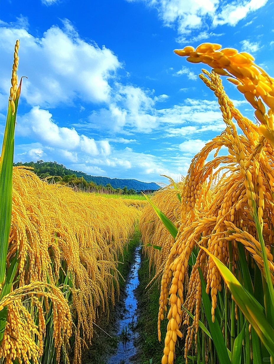 稻谷香里说丰年，稻谷飘香，五谷丰登！