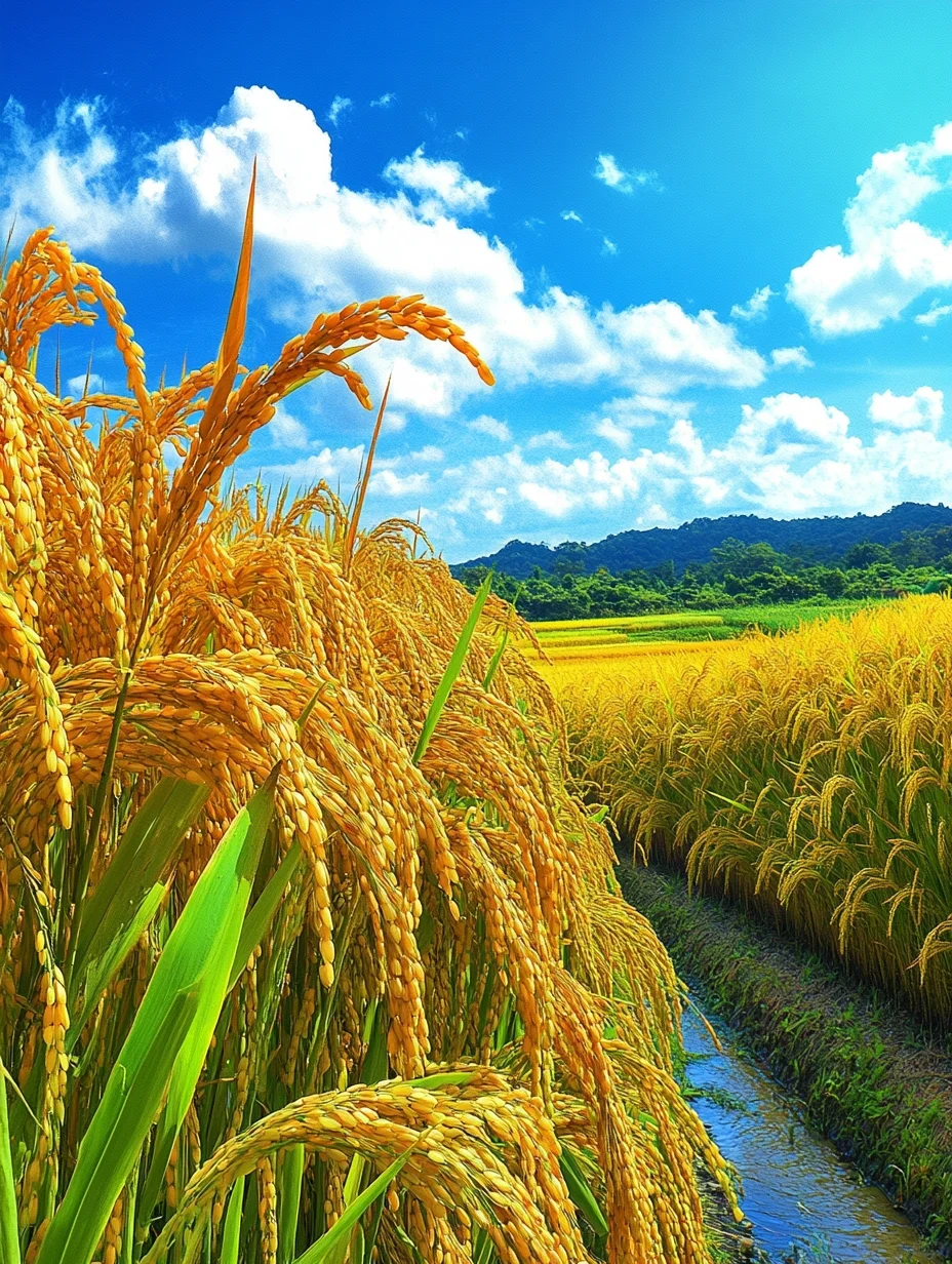 稻谷香里说丰年，稻谷飘香，五谷丰登！