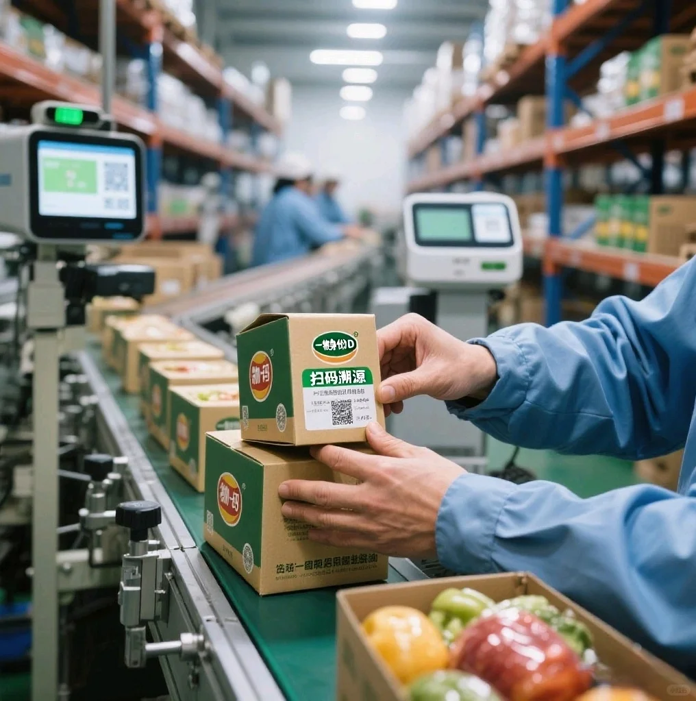 农产品溯源--青菜也有自己的二维码了～