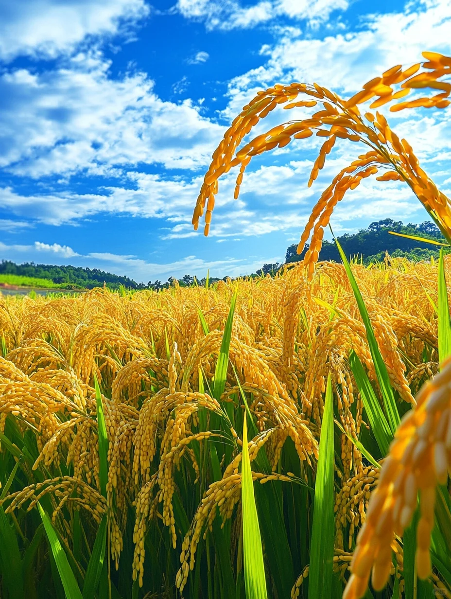 稻谷香里说丰年，稻谷飘香，五谷丰登！