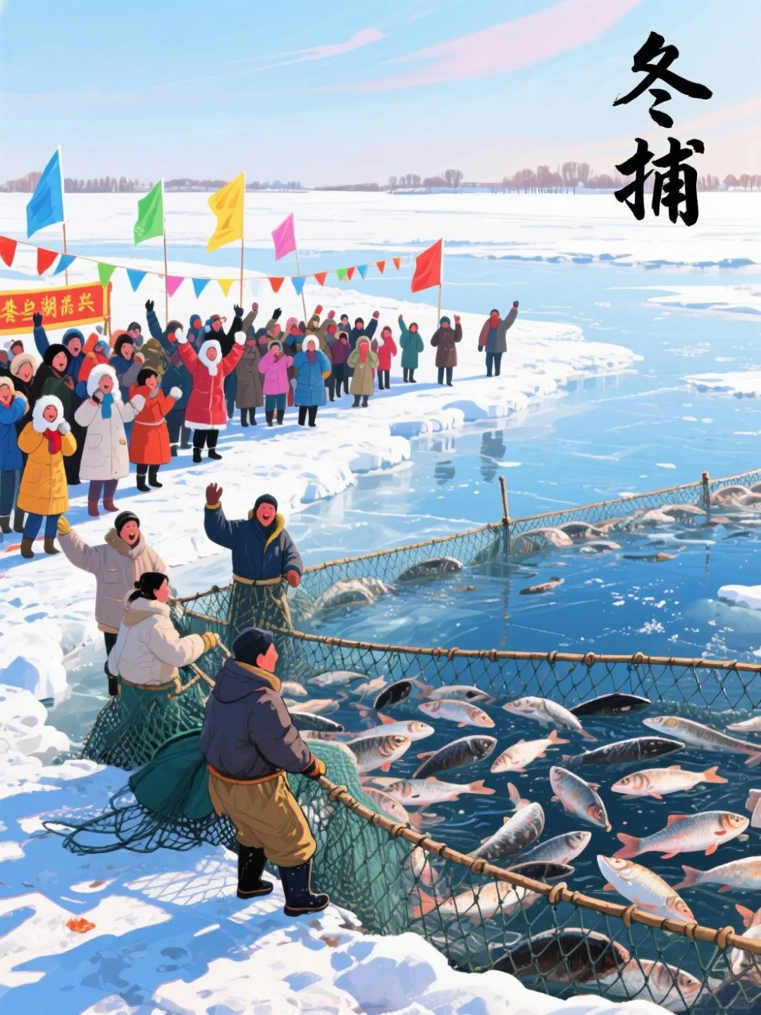 冰原上的沸腾：冬捕