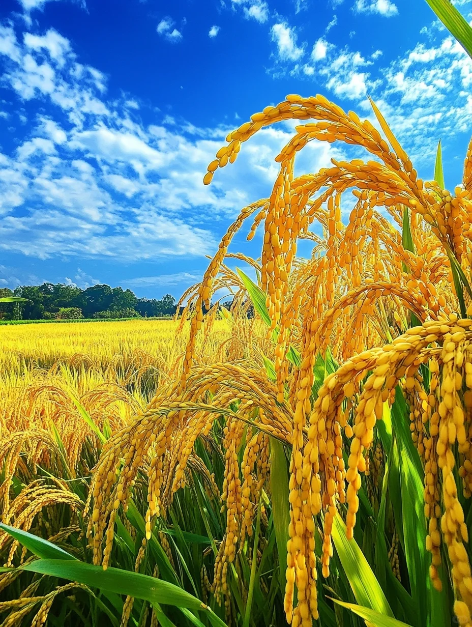 稻谷香里说丰年，稻谷飘香，五谷丰登！