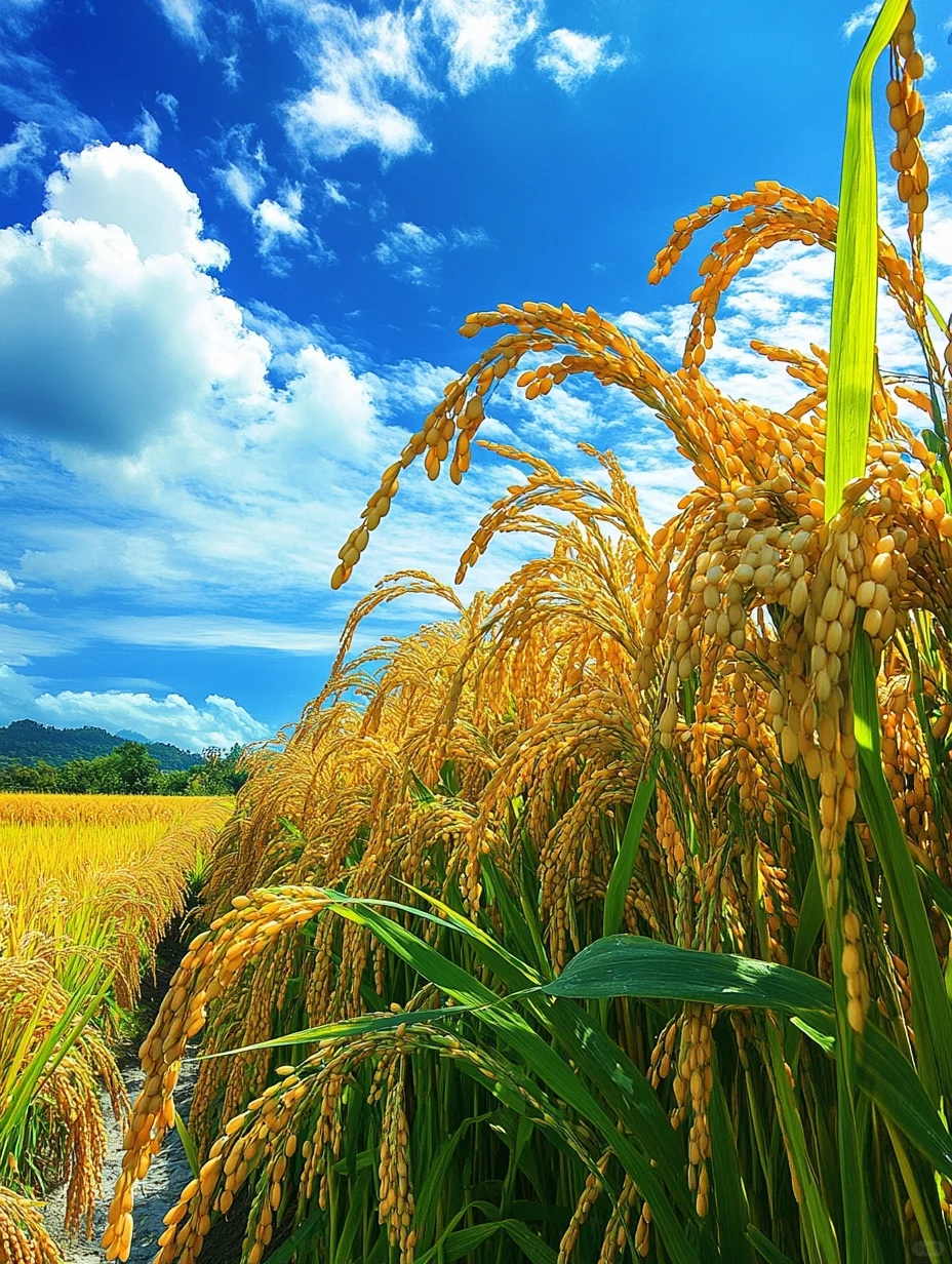 稻谷香里说丰年，稻谷飘香，五谷丰登！