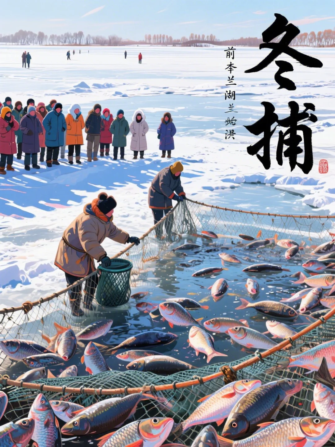 冰原上的沸腾：冬捕