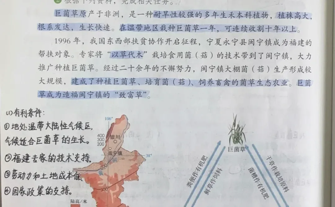 八上新湘教版地理——中国的农业