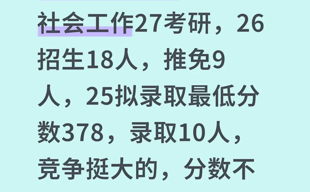 中国农业大学社会工作考研经验分享真题