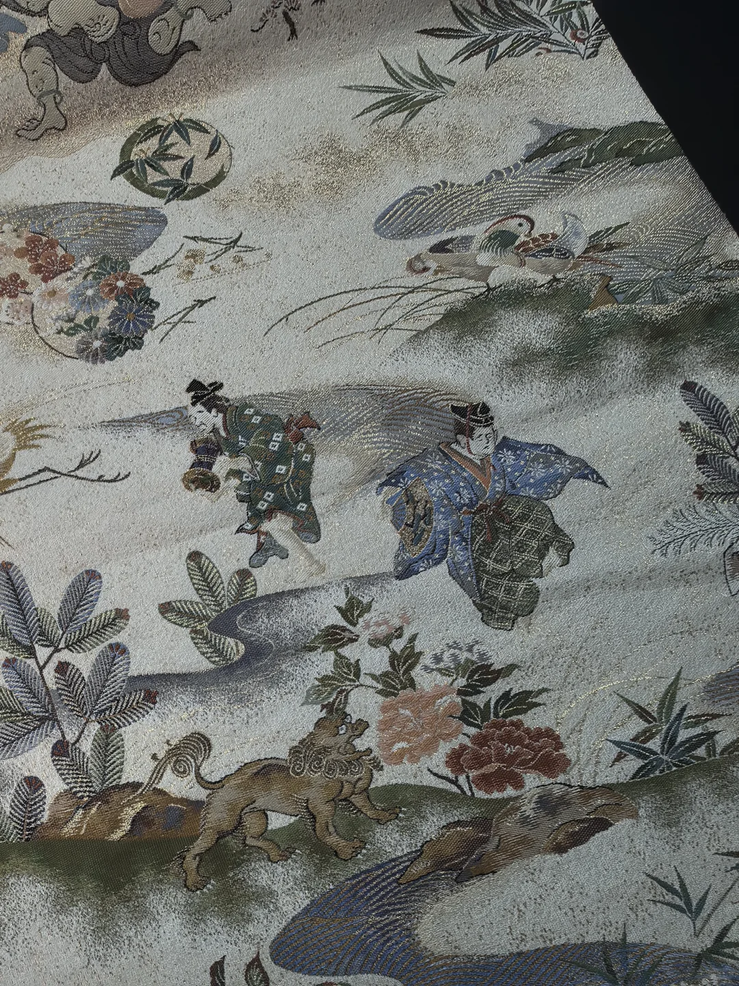 风水袋带-1800细密织七福神