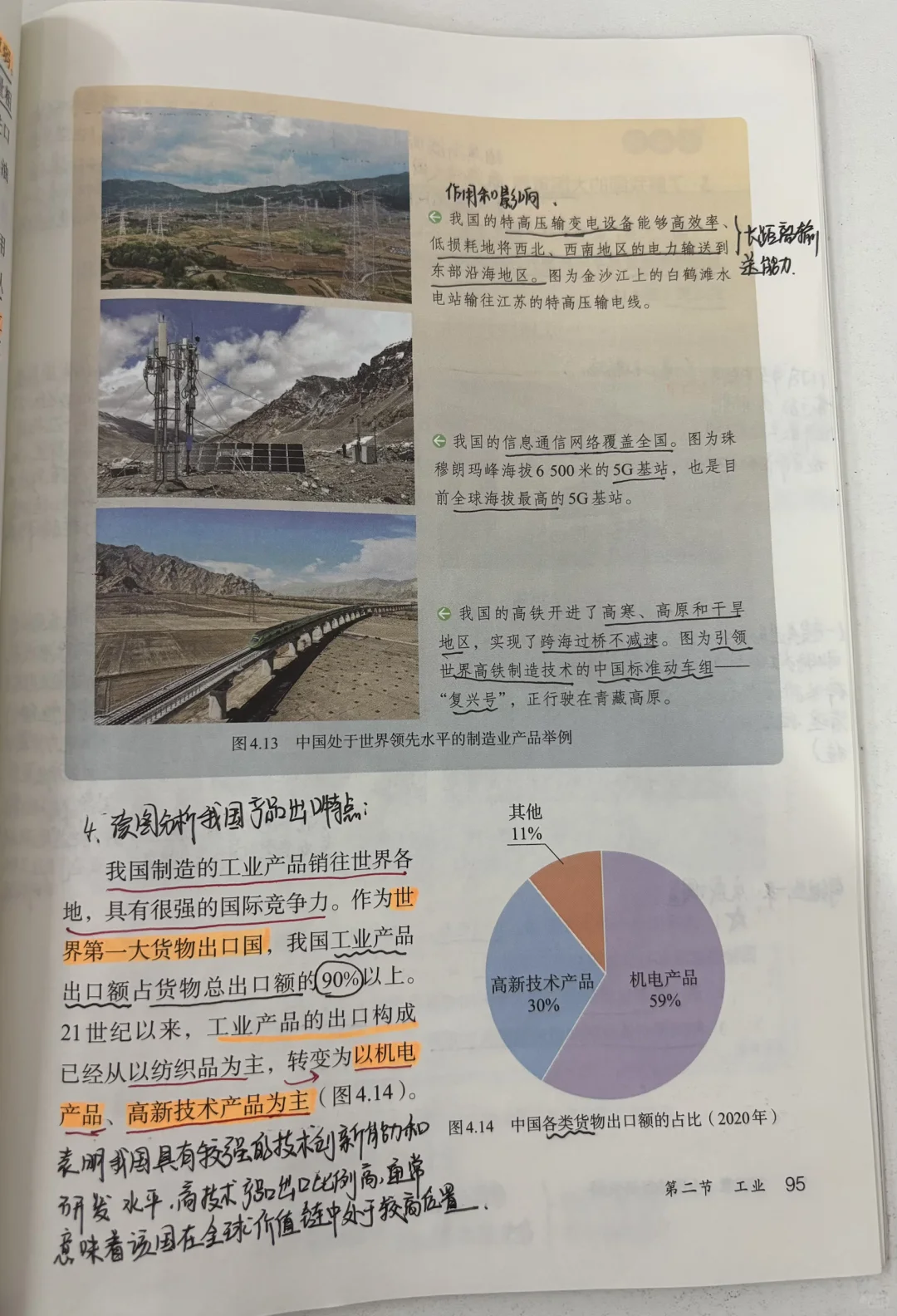 八上地理 农业、工业