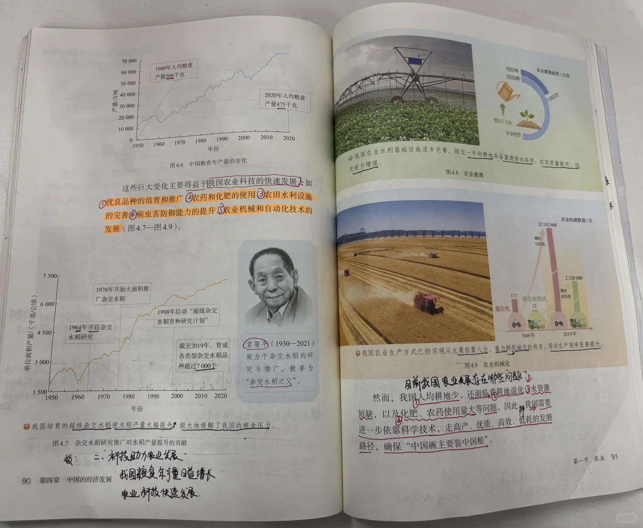 八上地理 农业、工业