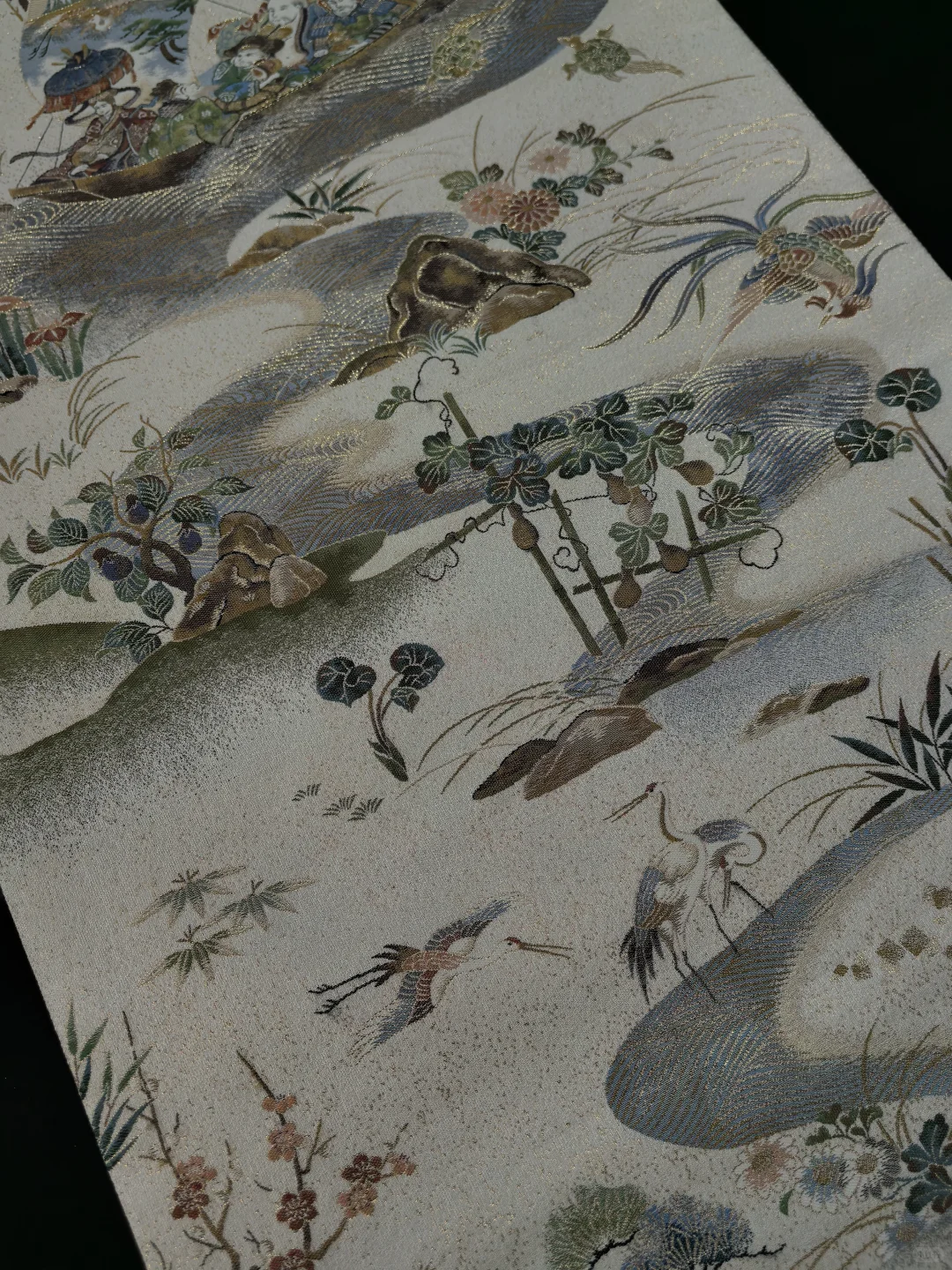 风水袋带-1800细密织七福神