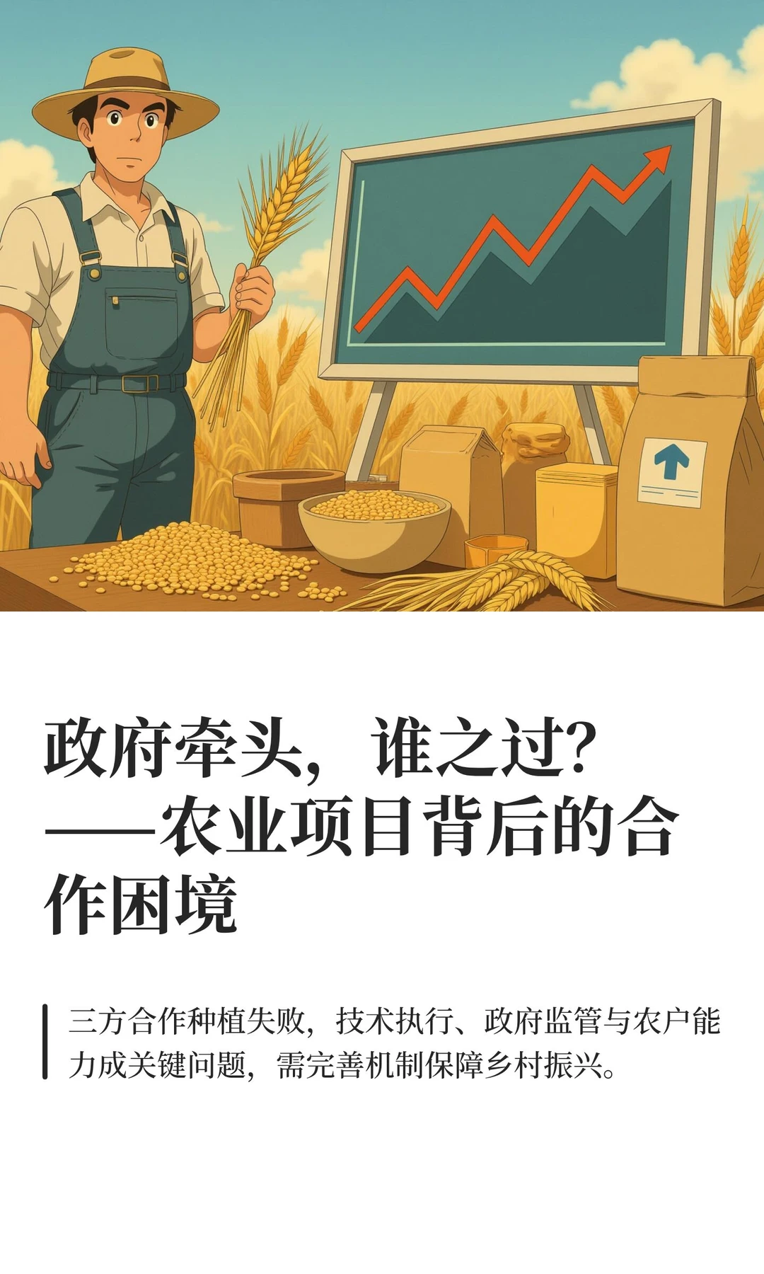 政府牵头，谁之过？——农业项目背后的合作
