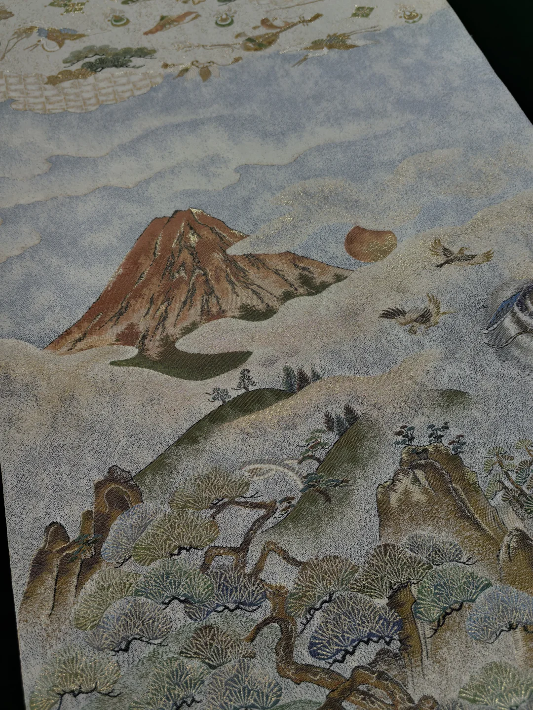 风水袋带-1800细密织七福神