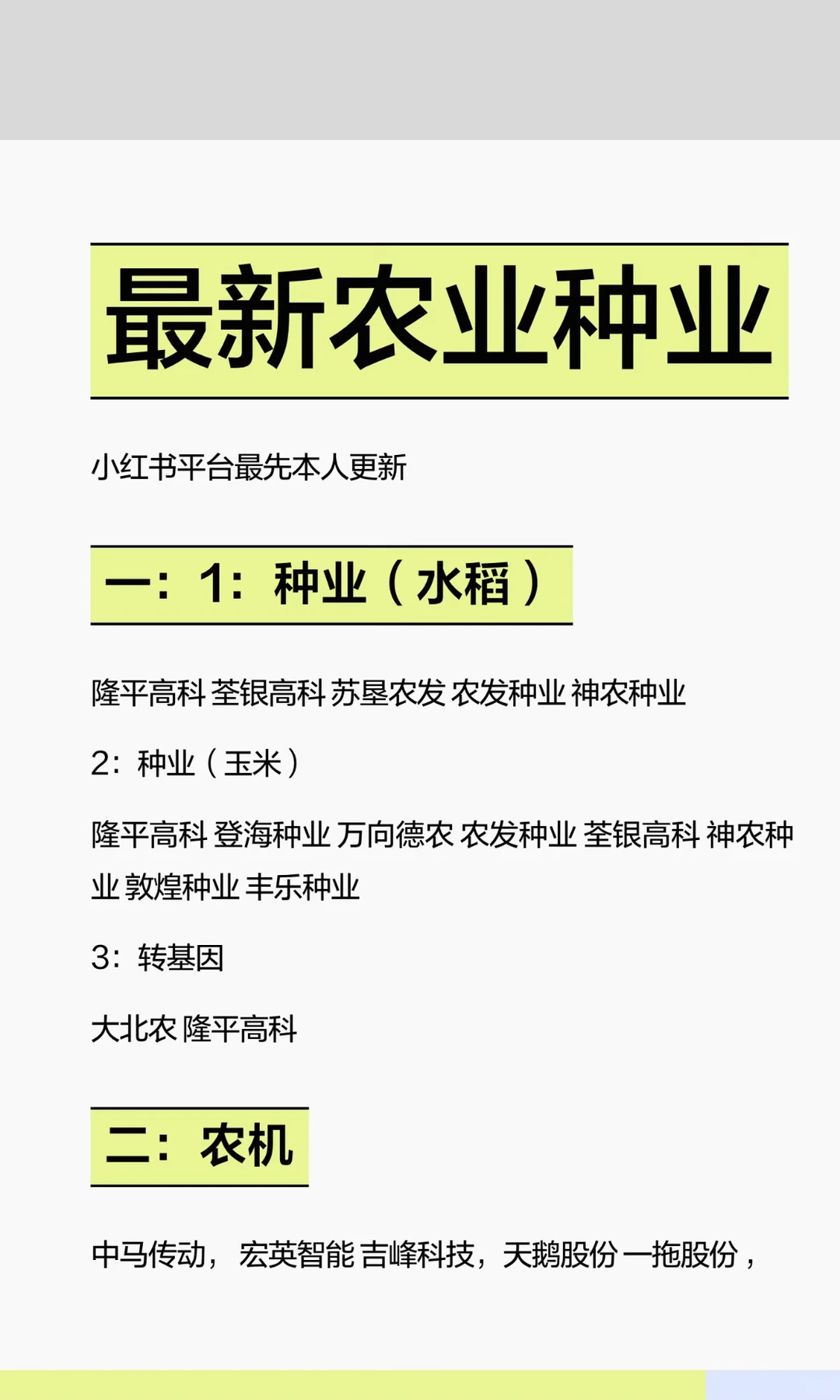 12月10日最新农业种业，