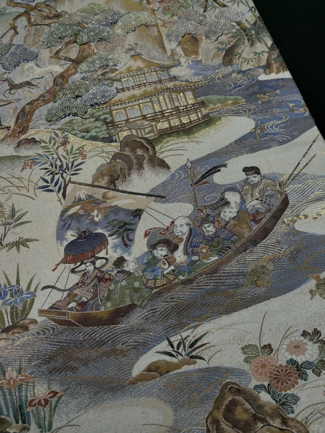 风水袋带-1800细密织七福神