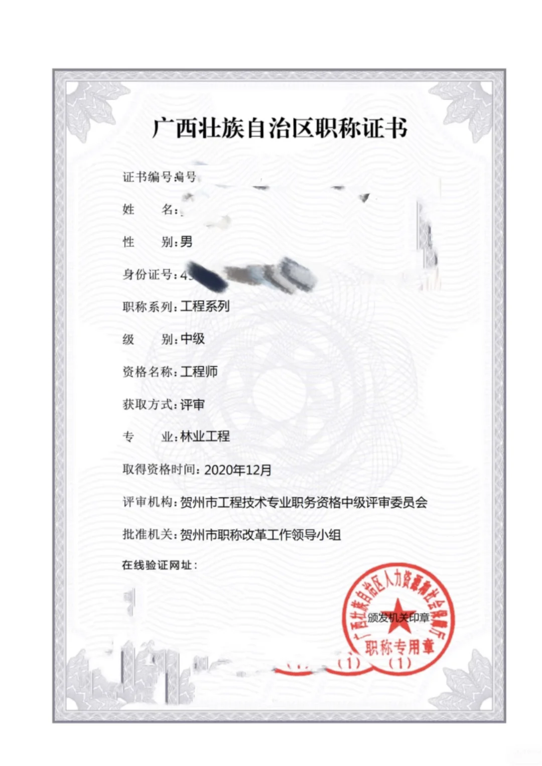 林业、林学、森林保护中高级有吗，唯一的