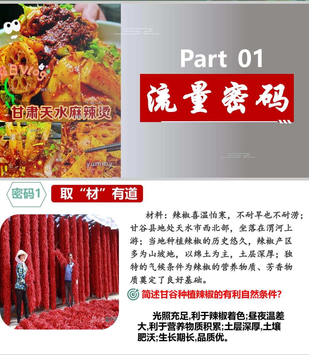 天水麻辣烫的地理密码—《中国的农业》