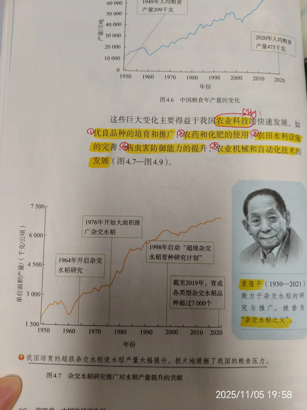 八上地理新教材4.1农业教材笔记