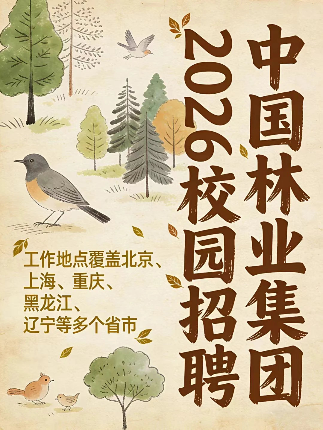 中国林业招聘中