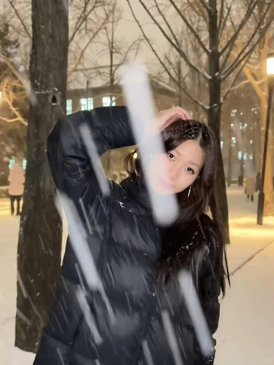 我的照片下雪啦