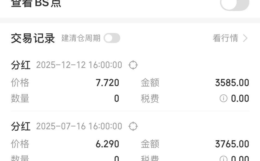 2025.12 农行分红