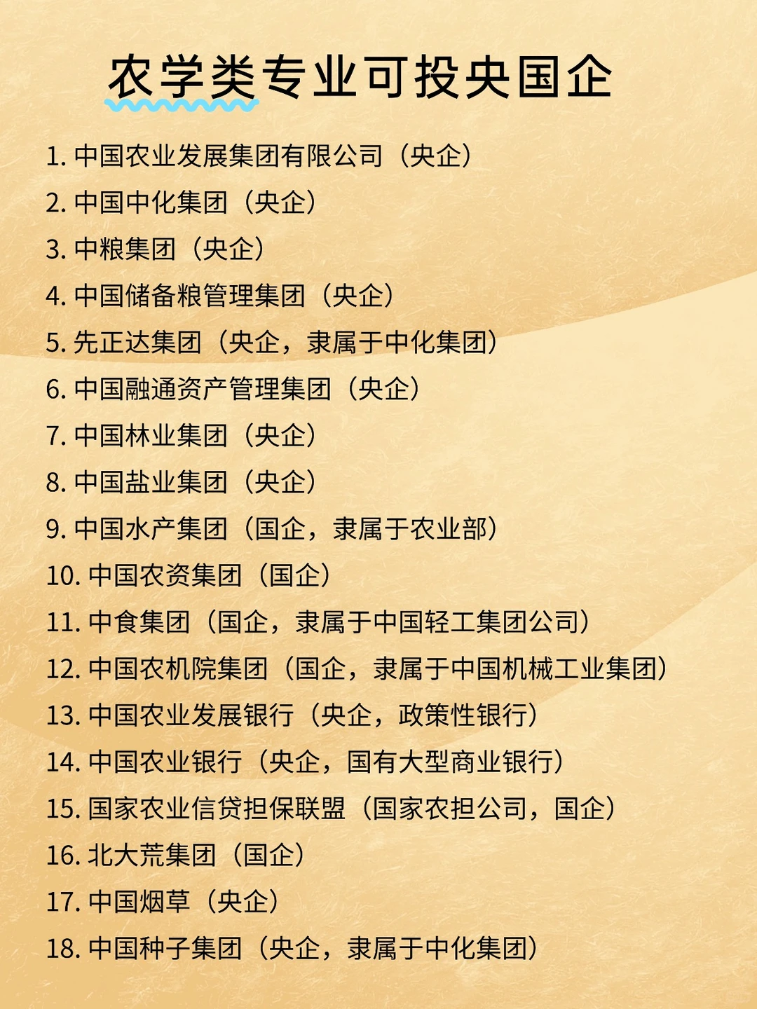 🌾农学人也能端“铁饭碗”！！