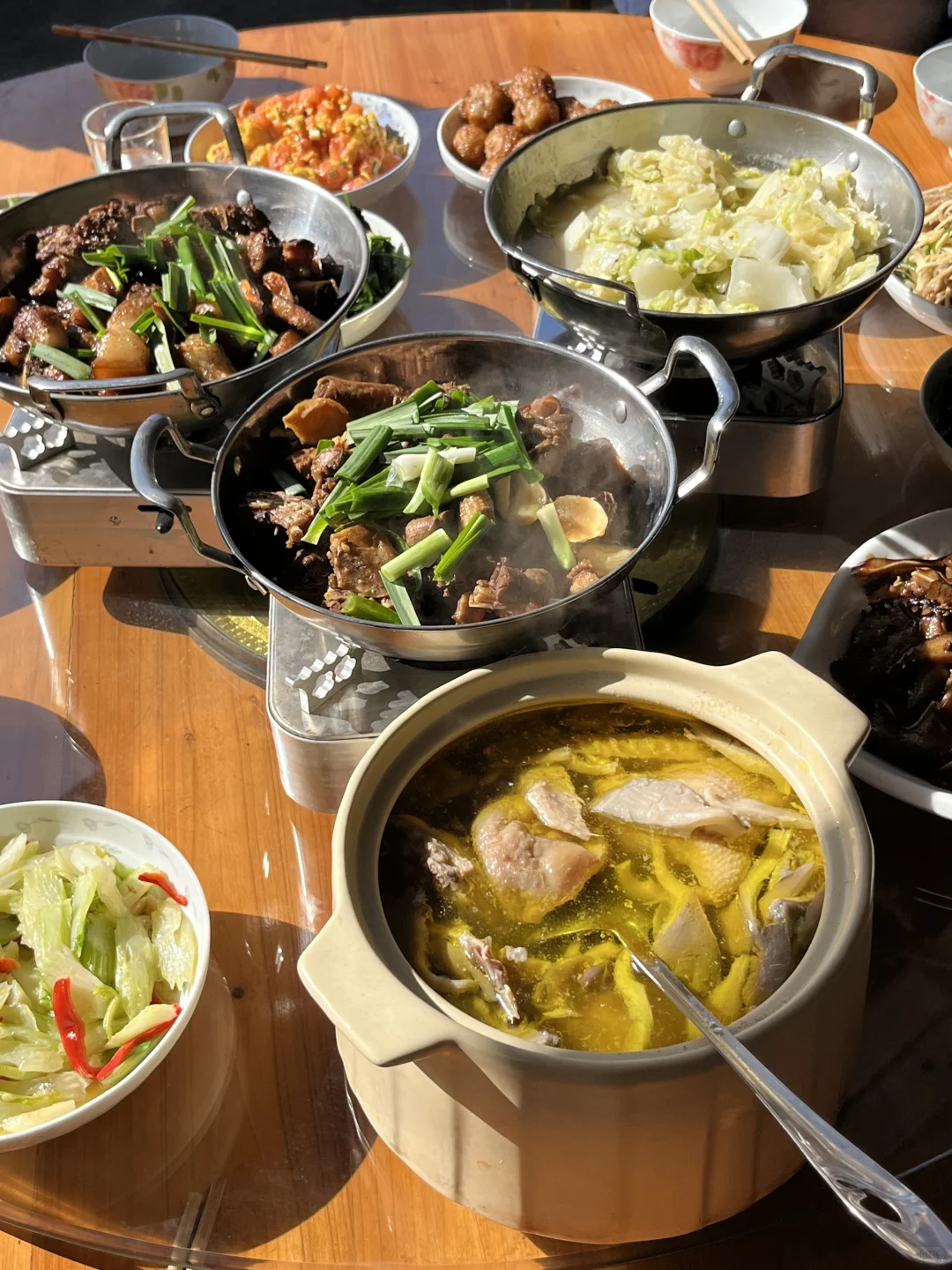 秋冬的幸福是柴火炉给的