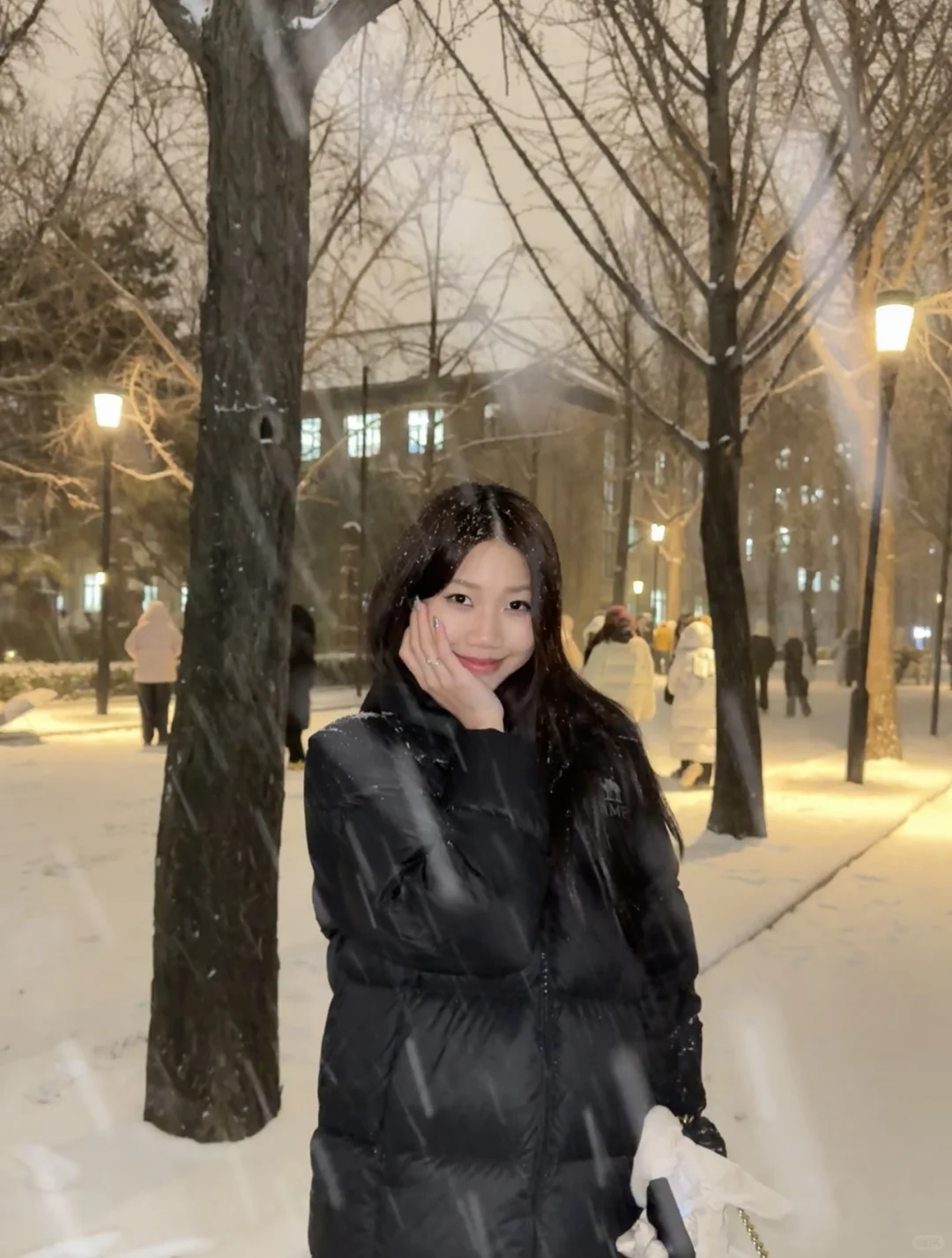 我的照片下雪啦