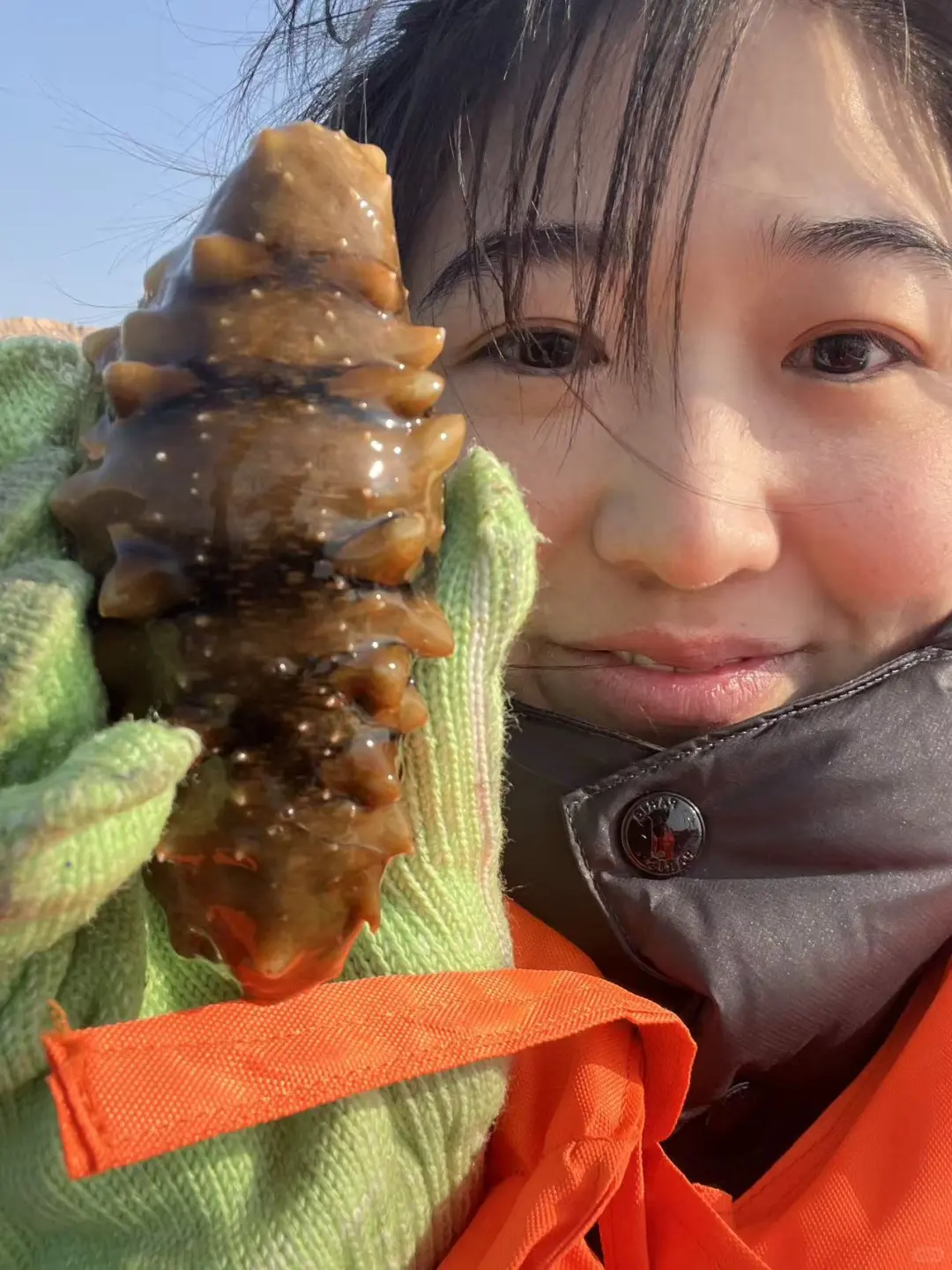 活海参原来长这样🤭围观捕捞现场！