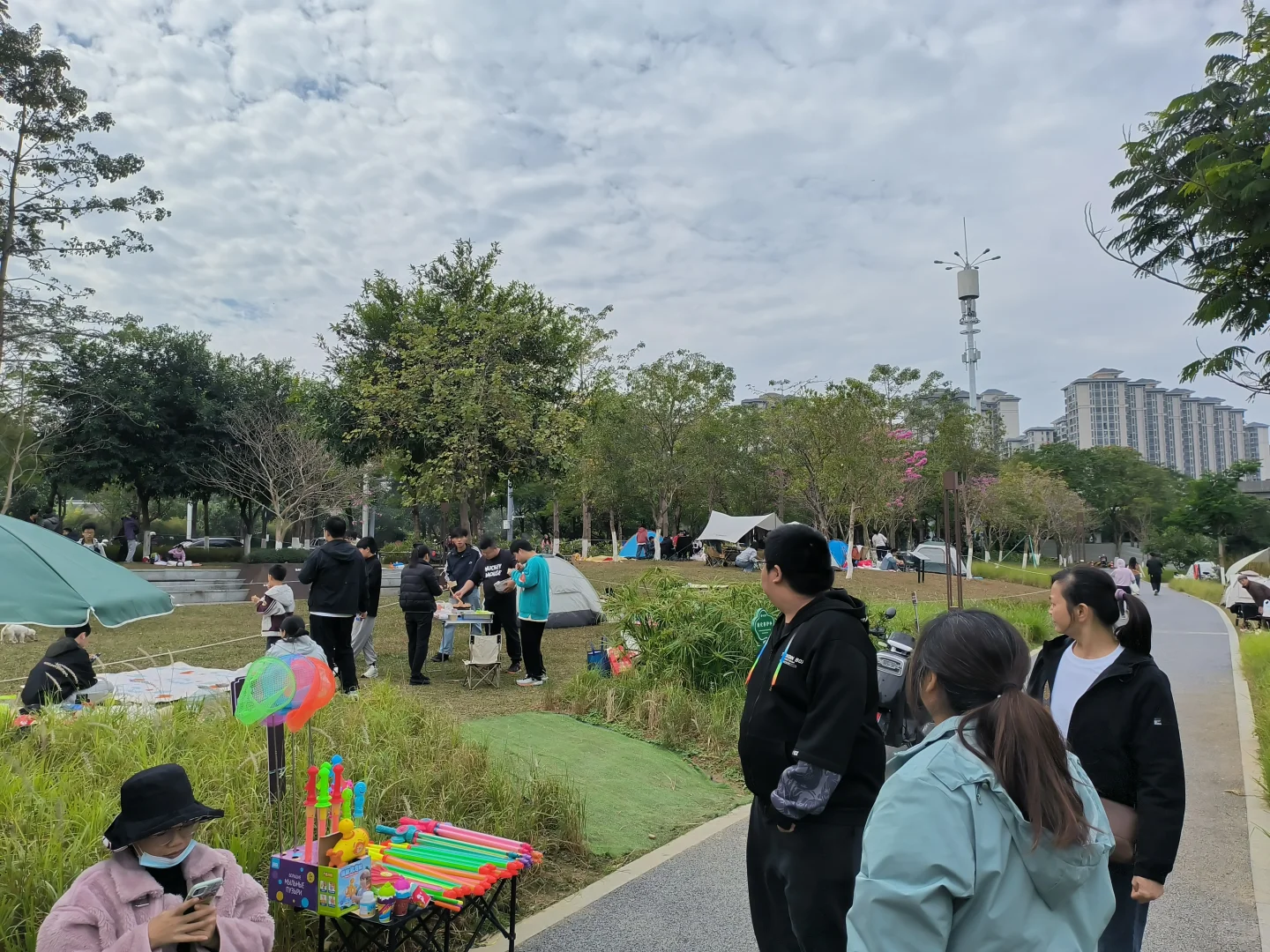 长岭农业公园｜天幕野餐｜钓鱼烧烤｜遛娃