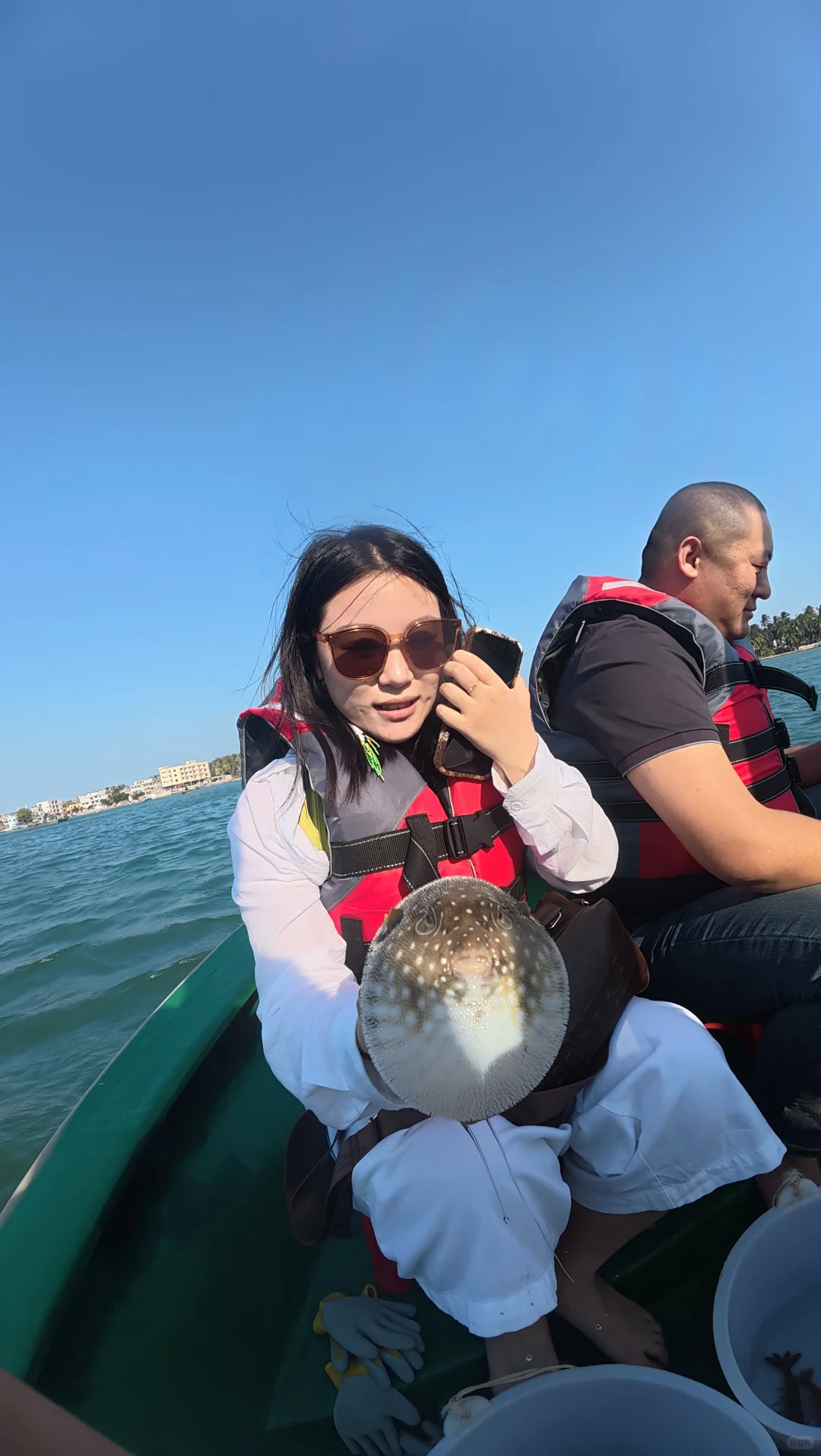 上岸！三亚打渔现捕现吃