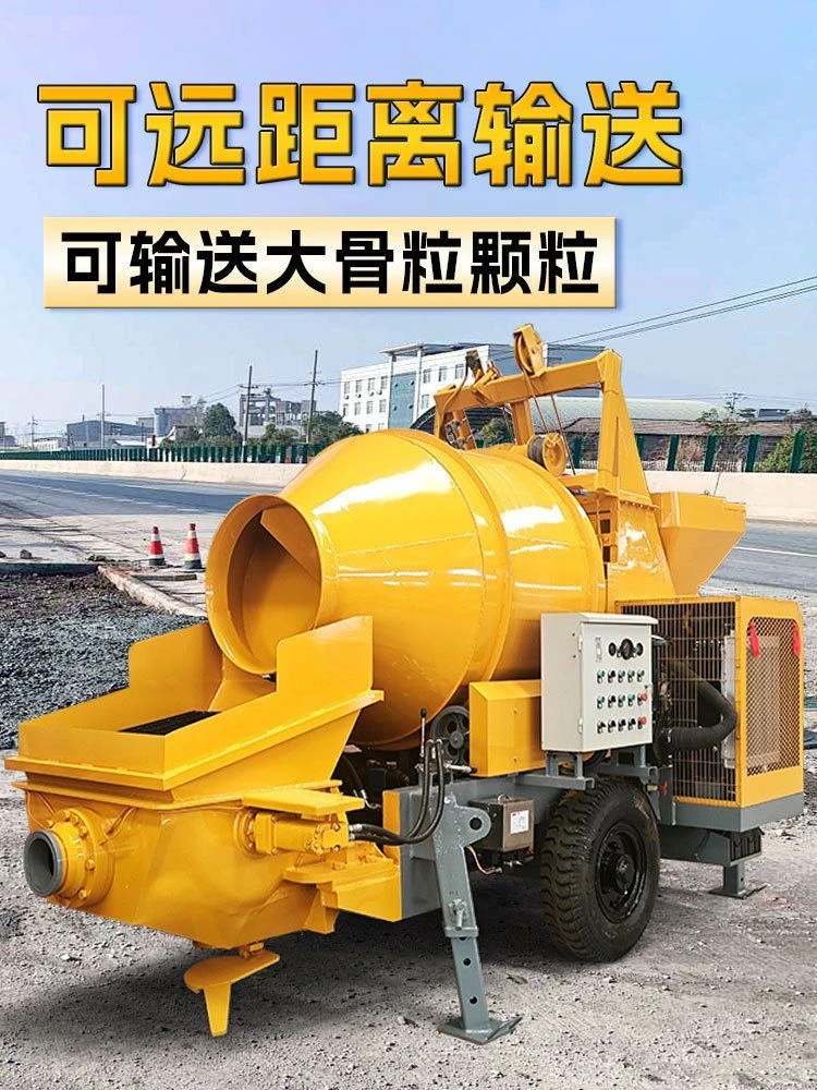 可远距离输送，可输送大骨粒颗粒的搅拌车