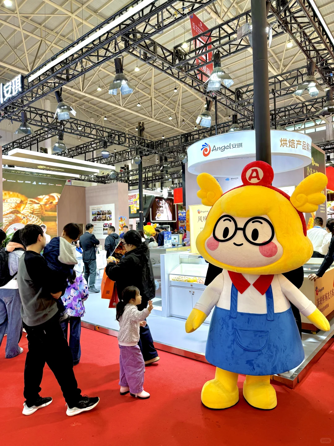 🥯武汉烘焙展！安琪酵母🧸展位太好玩啦！✨