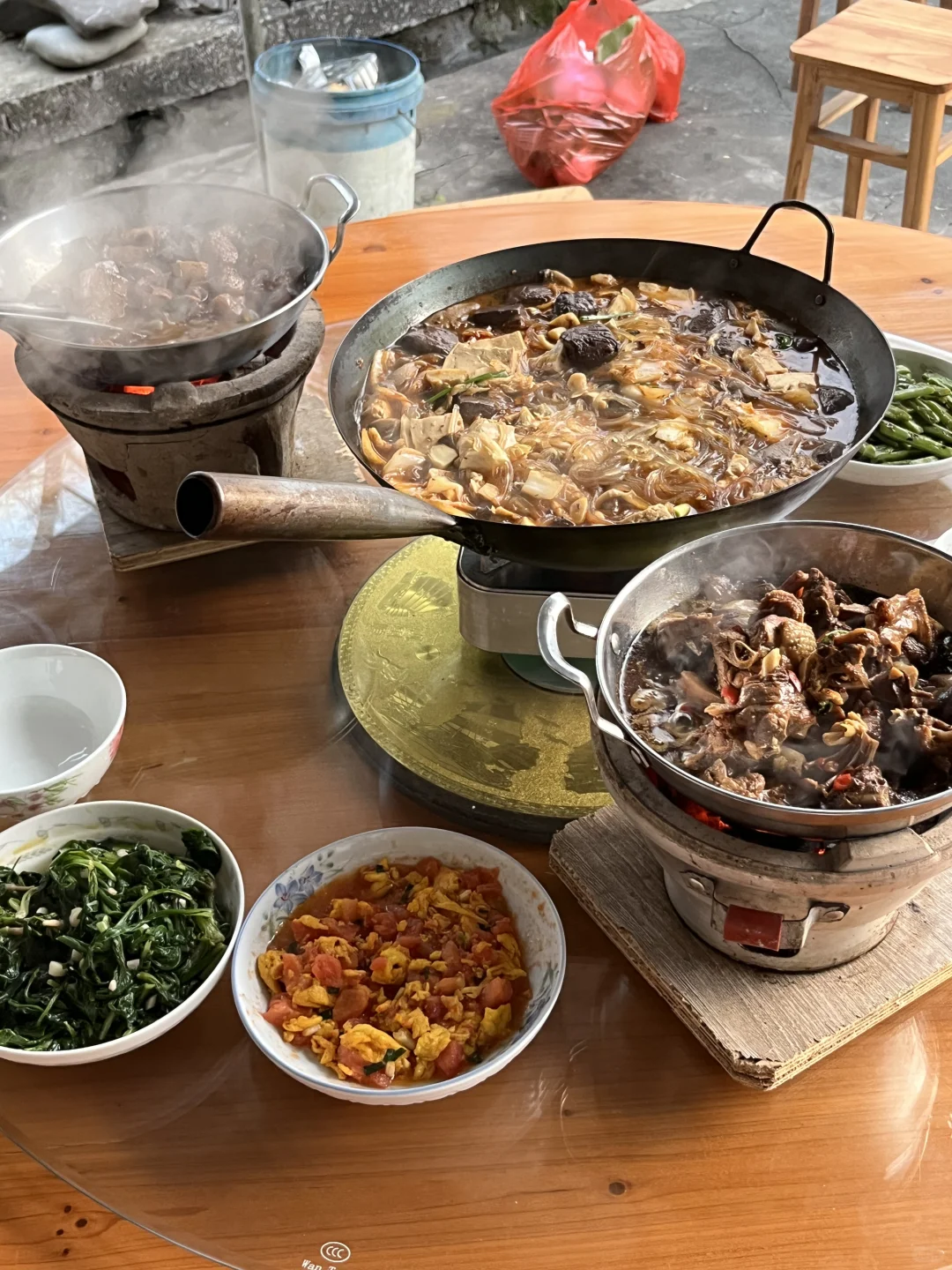 秋冬的幸福是柴火炉给的